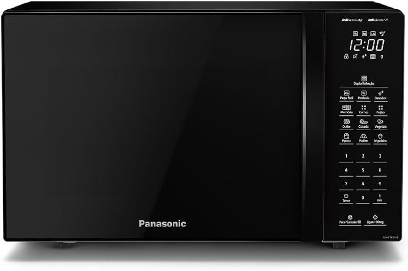 Panasonic Microondas Dupla Refeição 34L Black Glass