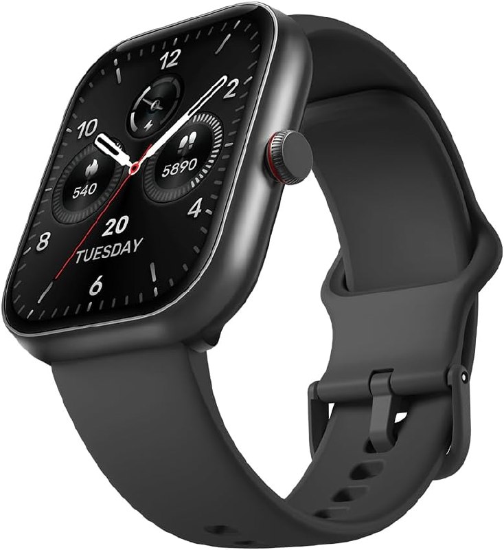 Bettdow SmartWatch 1.91" Tátil - IP68 à Prova d'Água - 100+ Modos Esportivos - Preto
