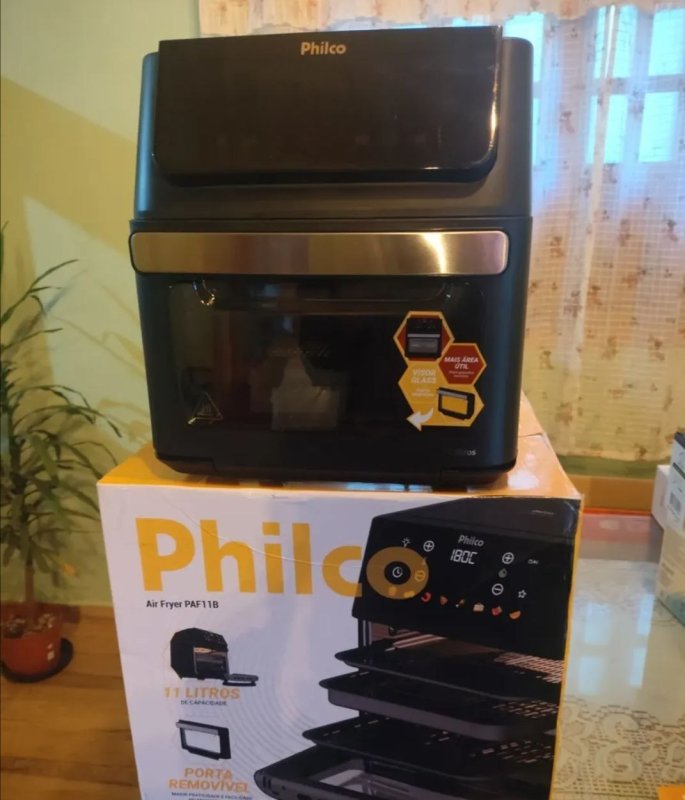 Air Fryer Oven Philco 11L 8 Funções Visor 1800W
