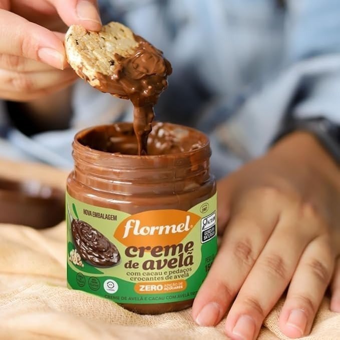 Creme de Avela Crocante FLORMEL Zero Açúcar - 150 Gramas
