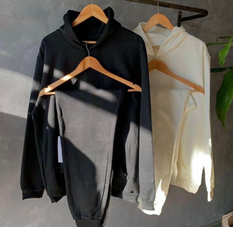 Conjunto Calça E Blusa De Moletom Liso Masculino Unissex