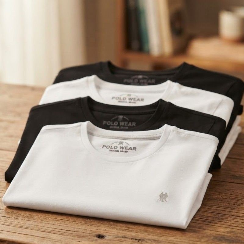 Kit 4 Camisetas Masculinas Polo Wear Sortido