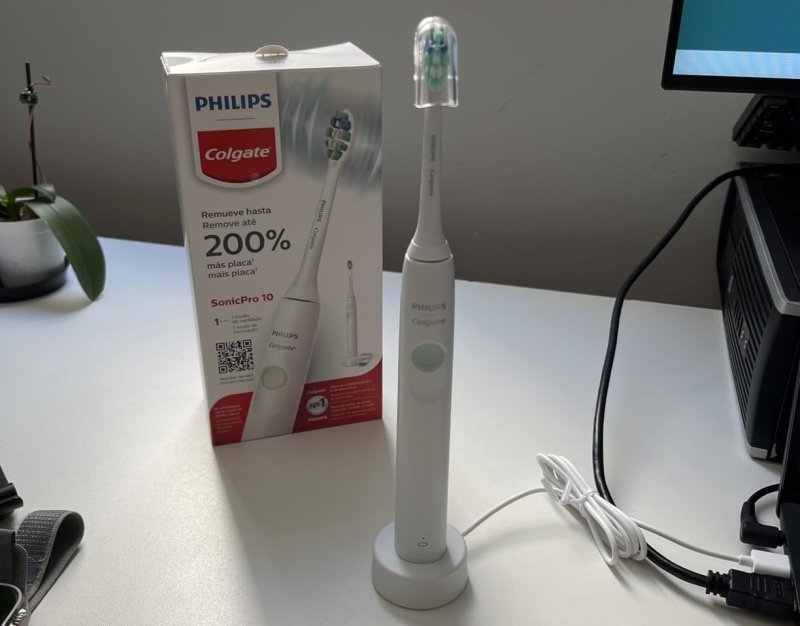 Escova De Dente Elétrica Colgate Philips Sonicpro 10
