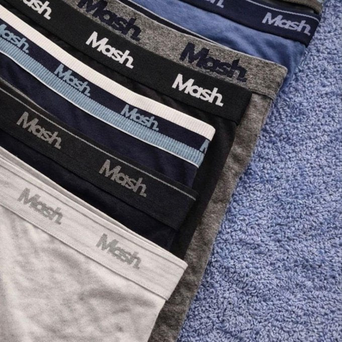 Kit Com 10 Cuecas Boxer Algodão Cotton Masculina Adulto Mash