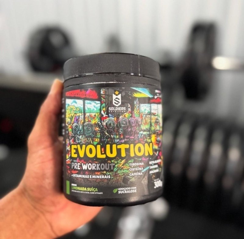 Pré-treino Evolution Workout 300g Termogênico Sabor Limonada