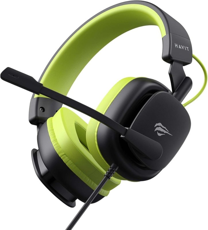 Headset Gamer Havit H2048U - Preto e Verde