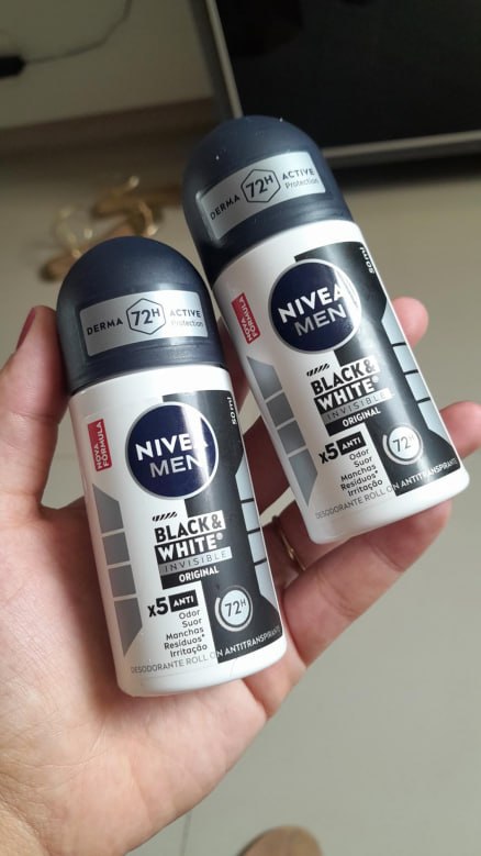 NIVEA MEN Desodorante Antitranspirante Roll On Invisible Black & White 50ml