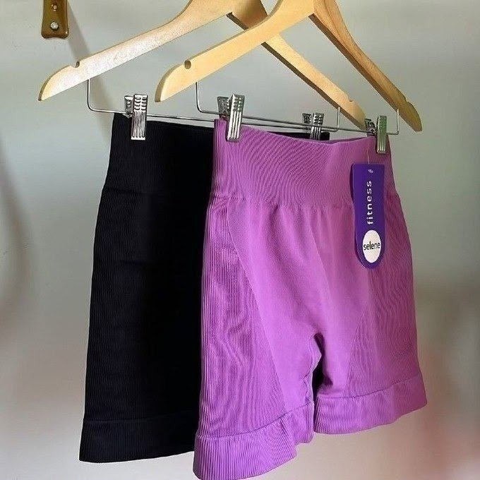 Short Selene Poliamida Zero Transparência Bermuda S/ Costura