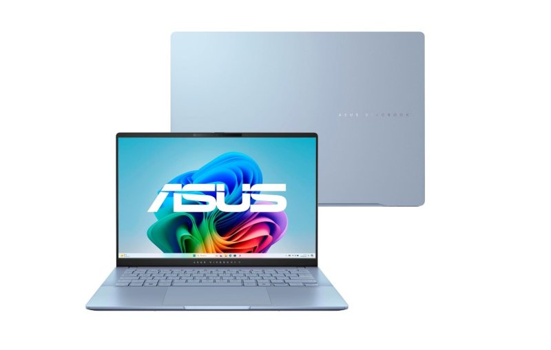 Notebook ASUS Vivobook S 14, Core Ultra 7, 32 GB, 1.0 TB SSD, W11 Home, Tela 14.0'' OLED, Mist Blue