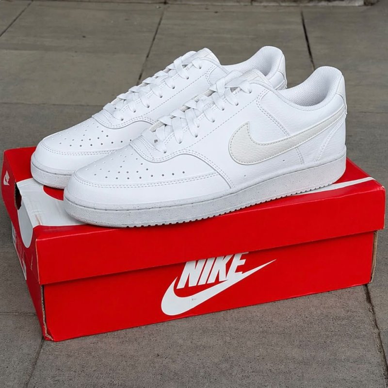 Tênis Nike Court Vision Low Next Nature Masculino Branco 43 Br