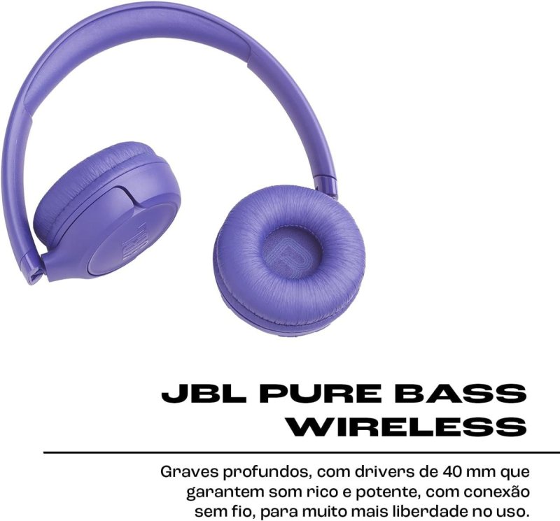 JBL Tune 530BT Bluetooth Over-Ear Lavanda
