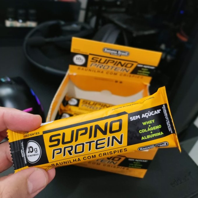 12 un. Barra de Proteína Banana Brasil Baunilha Com Crispies 30g