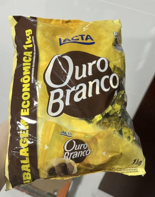 Chocolate Ouro Branco Pacote 1Kg