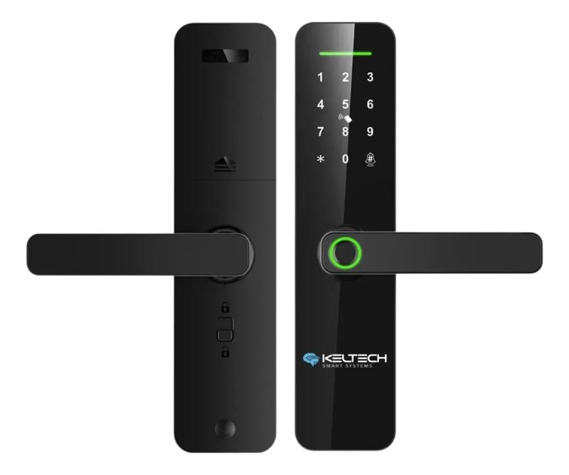 Keltech KT-1000 Biométrica Senha App Tuya - Preto