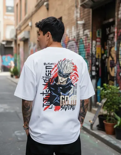 Camiseta Basica Jujutso Anime 100% Algodão Qualidade Premium