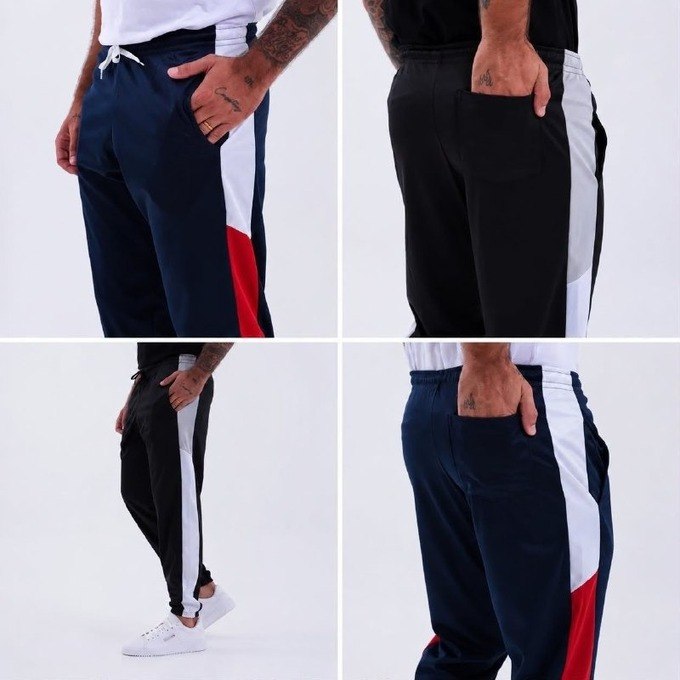Kit com 2 Calça Moletom Academia Chimpa