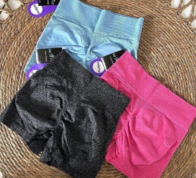 Short Empina Levanta Bumbum Bermuda Grossa Fitness Academia