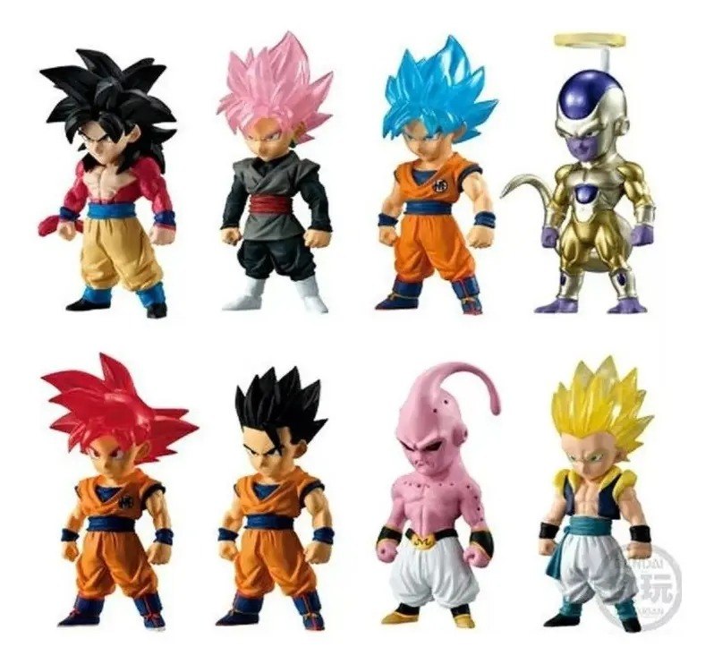 Kit 4 Action Figure Miniaturas Dragon Ball Z Sem Repetir + Frete Grátis
