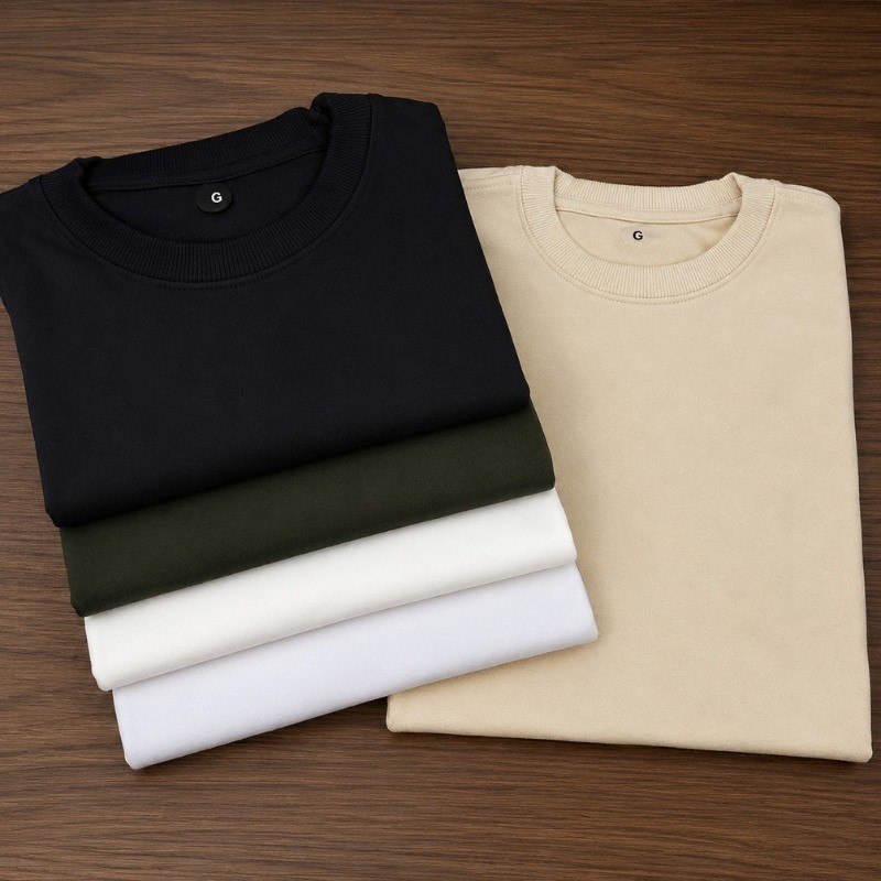 Kit Camisa Oversized Masculino Blusa Streetwear Algodão