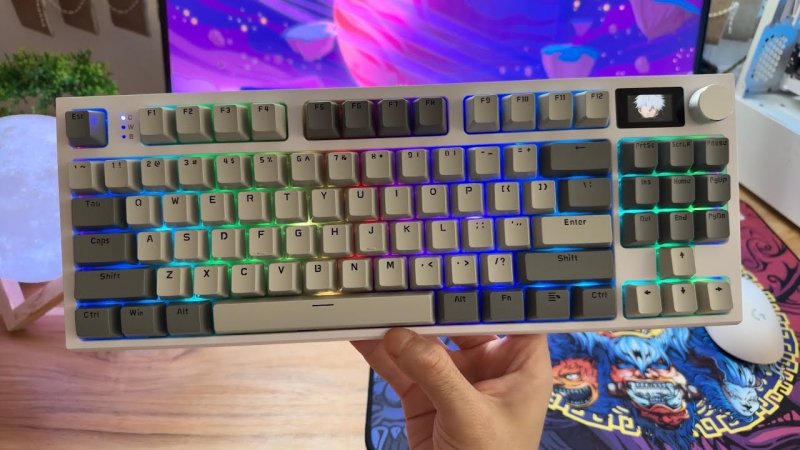 Teclado Mecânico Sem Fio Attack Shark K86