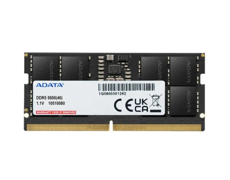 Memória RAM Notebook Adata, 8GB, 5600MHz, DDR5, Sodimm