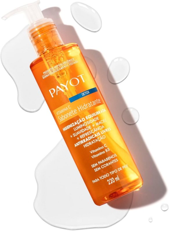 Sabonete Líquido Detox Payot Vitamina C 220ml