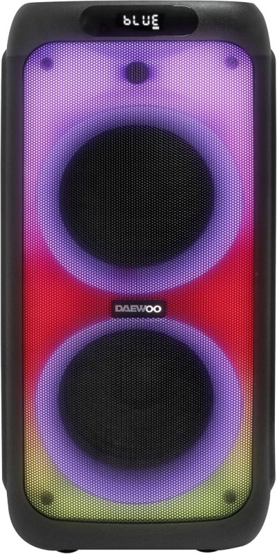 Daewoo Partybox 2000 DW2000 - Bluetooth 5.0 - Caixa de Som Portátil - Preta