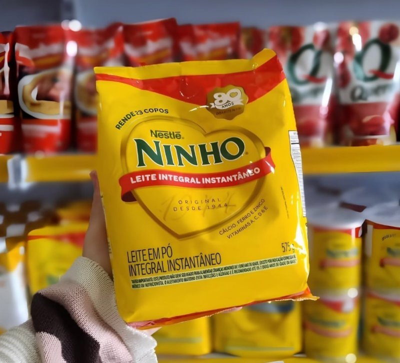 Leite em Pó Ninho Integral Instantâneo Sachê 575g