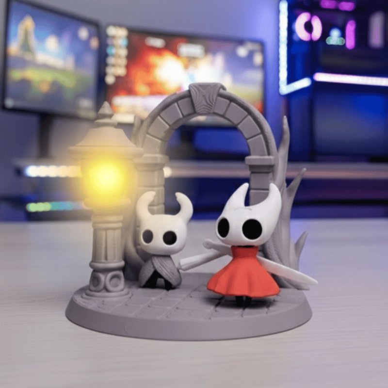 Luminária de Mesa Hollow Knight e Hollow Knight: Silksong