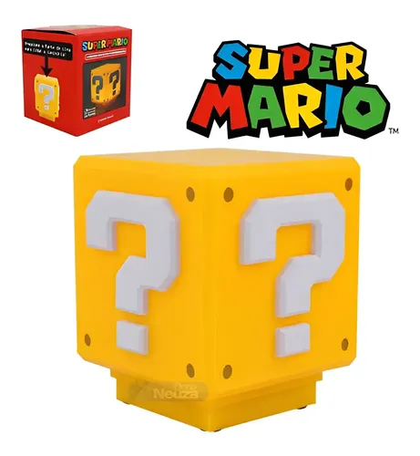 Luminária Bloco Super Mario