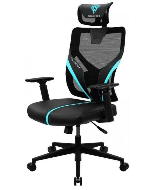 Cadeira Ergonômica Yama1 Ciano ThunderX3