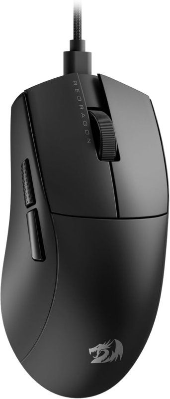 Mouse Gamer Redragon K1ng 8K Preto PAW3395 8000 Hz
