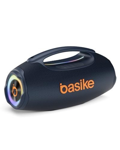 Basike Caixa de Som Bluetooth Portátil 80W RMS (Pico 120W)