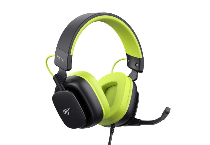 Headset Gamer Havit H2048U 7.1 USB Preto e Verde