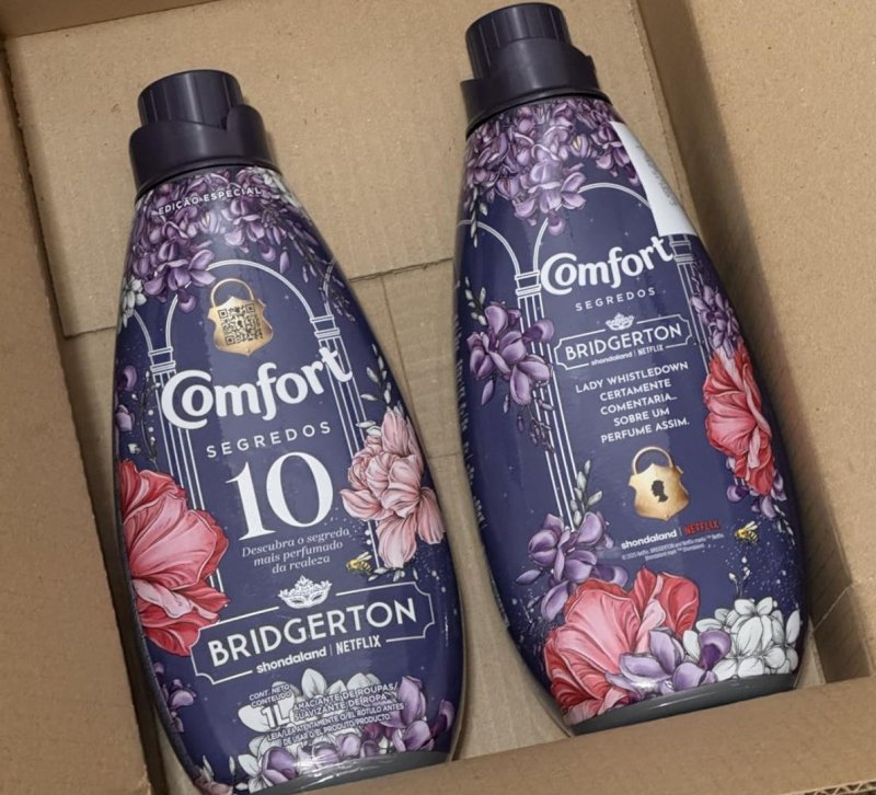 Comfort Amaciante Concentrado Bridgerton 10 Segredos 1L Edição Especial