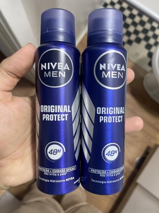Kit 02 un. NIVEA Desodorante Antitranspirante Aerossol Original Protect 48h 150ml