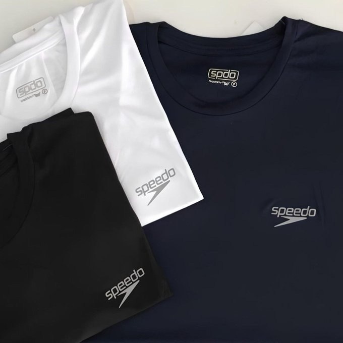 Kit com 2 Camiseta Speedo Dry Fit