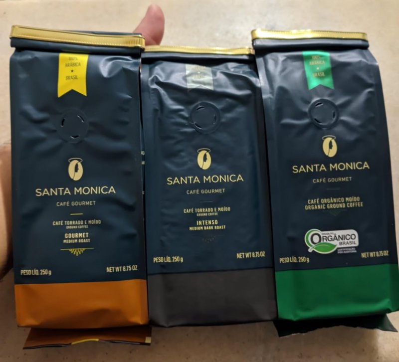 Kit Café Moído 03 Und - Especial/Orgânico/Intenso