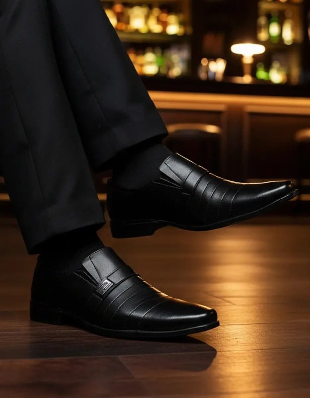 Sapato Oxford Social Masculino Couro Italiano Elegante Fosco (37 a 44)