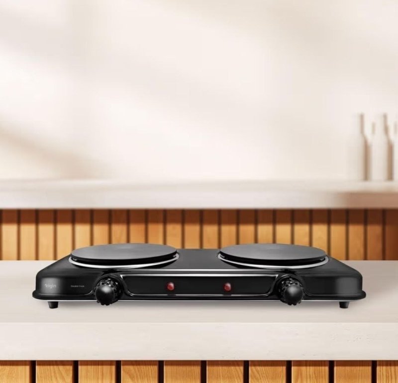 Cooktop Elgin 2 Bocas 220v Fogão Elétrico Portátil Double Cook + Frete Grátis