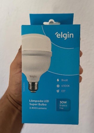 Lâmpada LED 30W 6500K Elgin Bivolt Luz Branca Fria + Frete Grátis