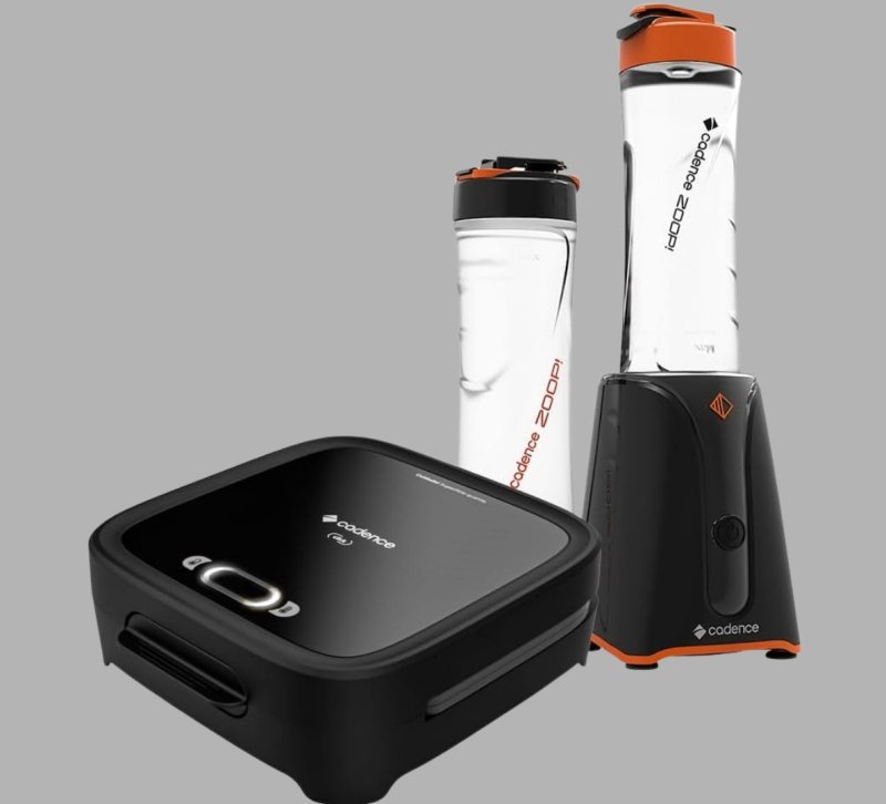 Kit Click Cadence - Sanduicheira e Blender - 127V