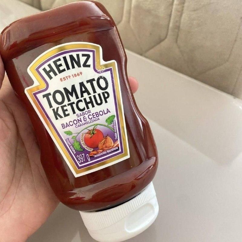 Heinz Ketchup Bacon & Cebola Caramelizada 397g