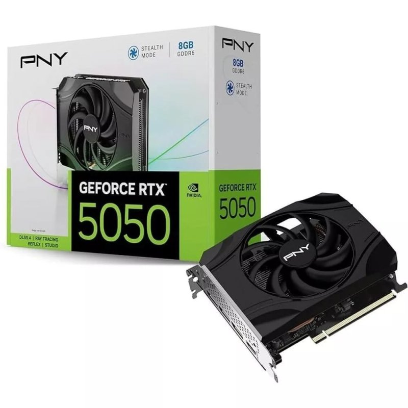 Placa de Video GeForce NVIDIA PNY RTX5050 8GB GDDR6