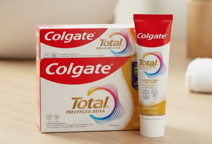 3 Un. Colgate Creme Dental Total Anti Tártaro 90G