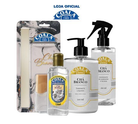 kit Coala Home Chá Branco