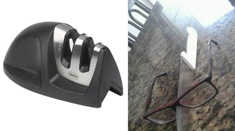 Afiador de Faca 9.5cmx5cm Mor