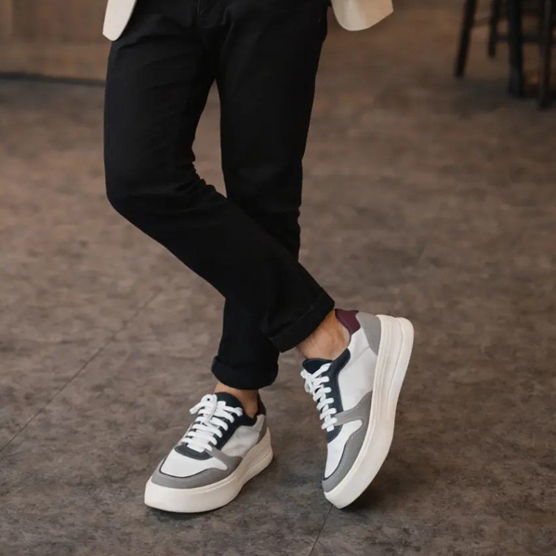 Tênis Masculino Couro Legítimo Premium Forrado Solado Leve (38 a 44)