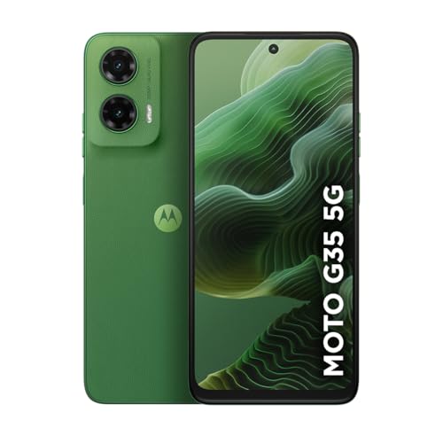 Smartphone Motorola Moto g35 5G - 128GB 12GB (4GB RAM+8GB Ram Boost) e Camera 50MP com AI NFC Tela 6.7" com Superbrilho - Verde