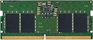 Kingston Memória para laptop ValueRAM 8GB 5600MT/s DDR5 Non-ECC CL46 SODIMM 1Rx16 KVR56S46BS6-8